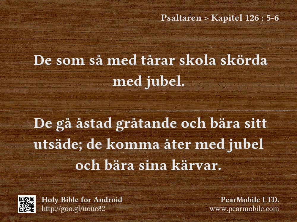 Psaltaren, Kapitel 126:5-6